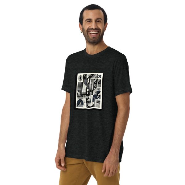 T-shirt tri-blend - Geometria Urbana