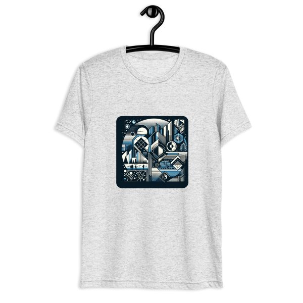 T-shirt tri-blend - Conexões Abstratas