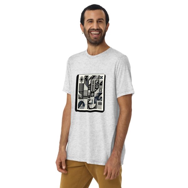 T-shirt tri-blend - Geometria Urbana - Image 4